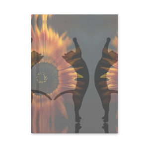 Cats and sunflowers (Hardcover journal matte)