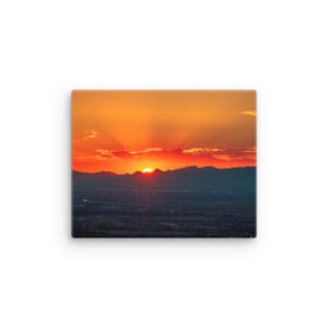 South Mountain sunset (canvas)