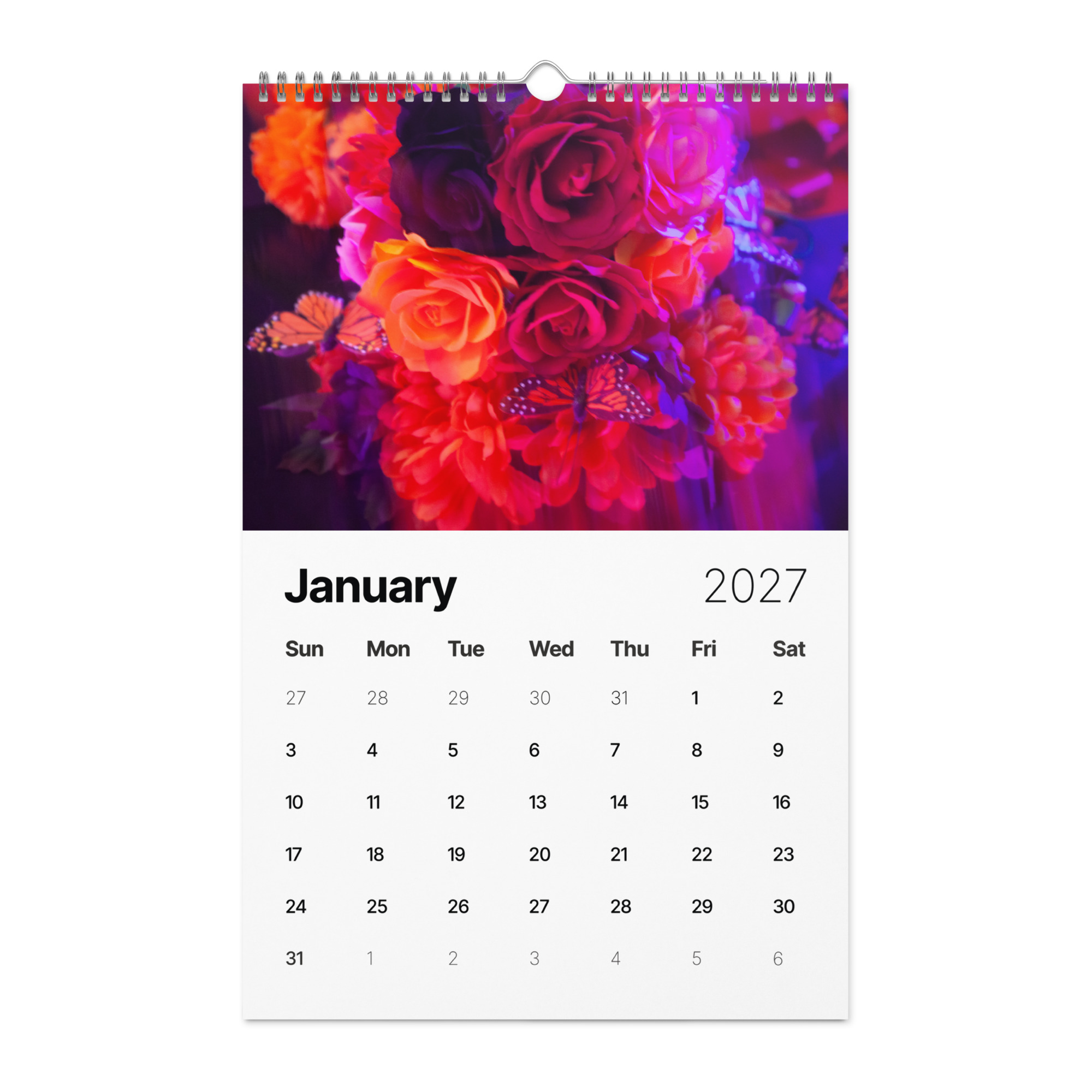 Creative Blooming 2027 Calendar